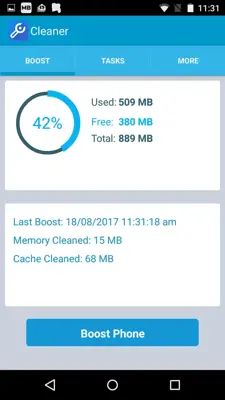 Cleaner android App screenshot 1